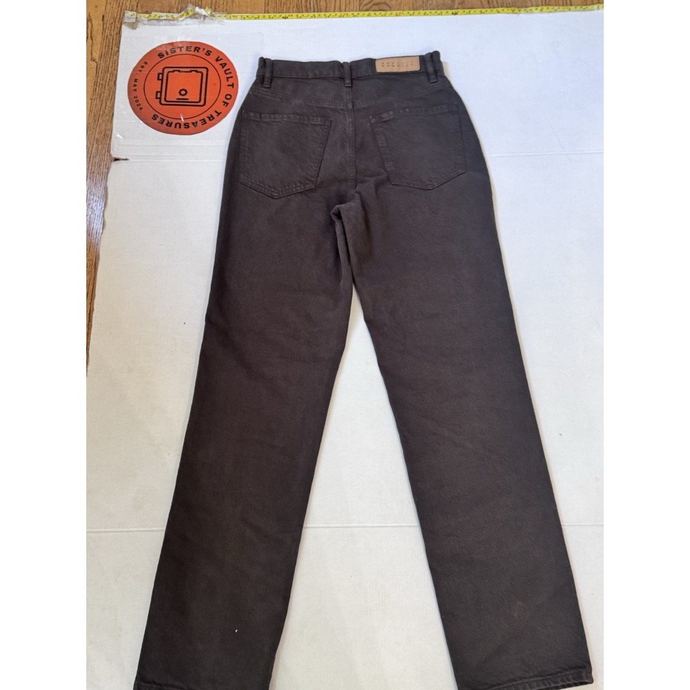 Pacsun Brown High‎ Rise Button Fly Dad Jeans in Women's Size 24